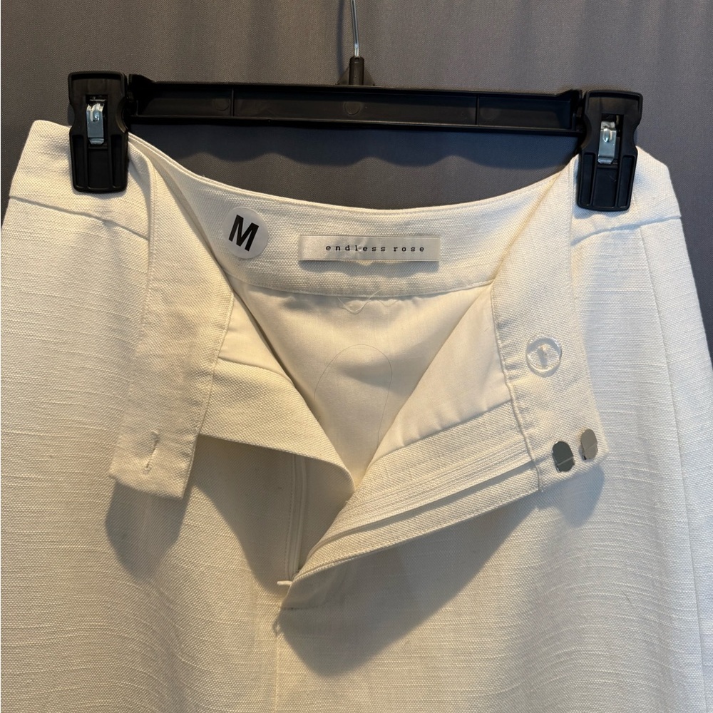 Endless Rose White Maxi Skirt - Picture 2 of 3